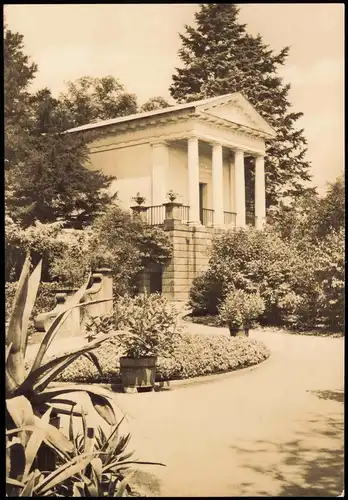 Ansichtskarte Wörlitz Landschaftspark Wörlitz Floratempel DDR AK 1975/1973