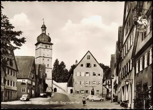 Ansichtskarte Dinkelsbühl Partie am Segringer-Tor 1963