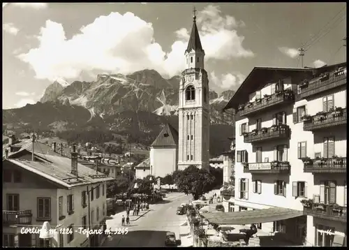 Cartoline Cortina d´Ampezzo Panorama Ortsansicht 1960