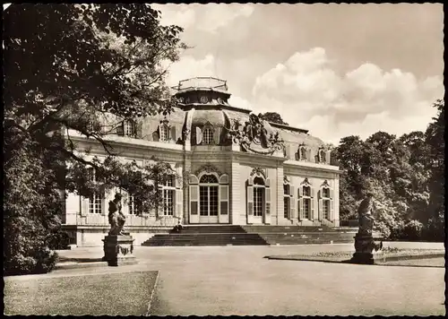 Ansichtskarte Benrath-Düsseldorf Schloss (Außenansicht), Castle 1956