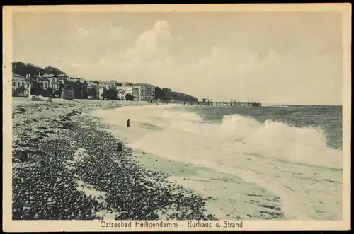 Ansichtskarte Heiligendamm-Bad Doberan Strand, Villen 1917