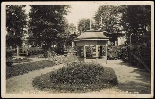 Postcard Bad Oppelsdorf Opolno Zdrój Stahlquelle Wilhelm Brunnen 1941