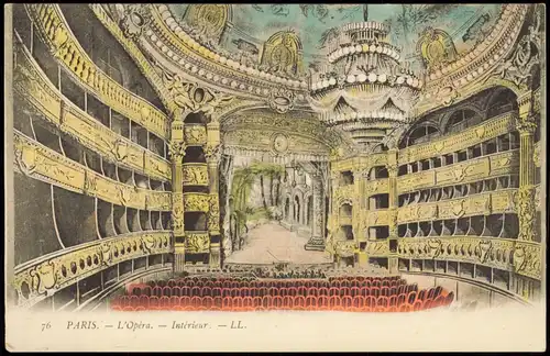 CPA Paris PARIS. L'Opéra. - Intérieur. 1917