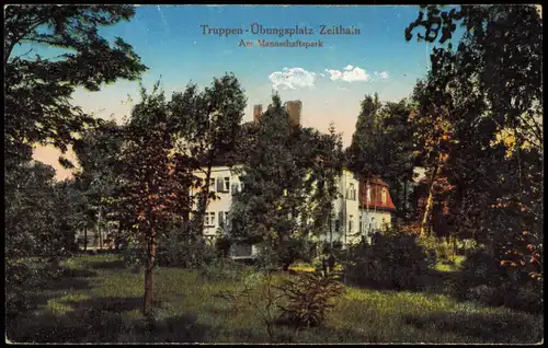 Ansichtskarte Zeithain Truppenübungsplatz - Am Mannschaftspark 1918