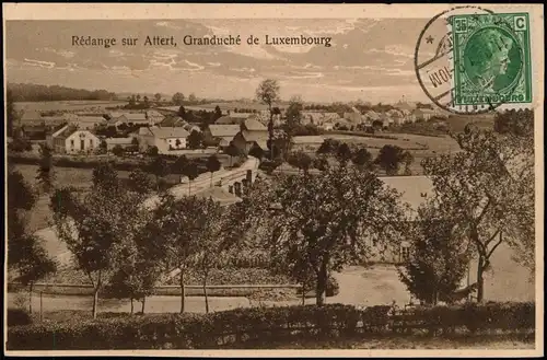 Postcard Rédange sur Attert Granduché de Luxembourg 1931