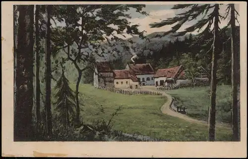 Bad Homburg vor der Höhe RESTAURANT HARDERTS MÜHLE  1922 Pernat-Karte:13583 Fa