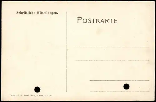 Ansichtskarte Altona-Hamburg Edelhirsch-Gruppe aus dem Altonaer Museum. 1913