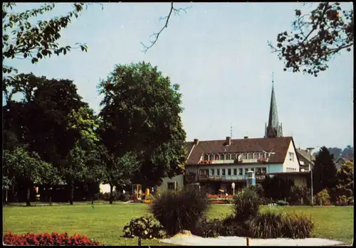 Ansichtskarte Leichlingen Partie im Stadtpark 1980
