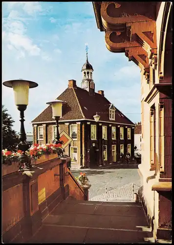 Leer (Ostfriesland) Stadtteilansicht Partie a.d. Alte Waage 1977