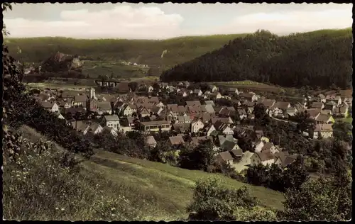 Ansichtskarte Gerhausen-Blaubeuren Stadtblick - Colorfoto AK 1975