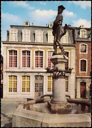 Ansichtskarte Aachen Denkmal Hühnerdieb und Couven-Museum 1970