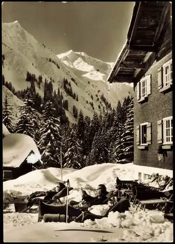 Baad (Kleinwalsertal) Starzelhaus Unspitz  Kleinwalsertal Bes.: M. Willam 1960