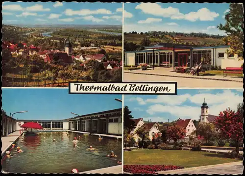 Bad Bellingen Mehrbildkarte Ortsansichten Thermalbad Bellingen/Oberrhein 1963