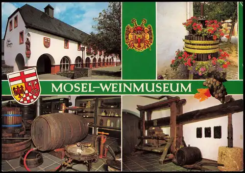 Bernkastel-Kues Berncastel-Cues Mosel-Weinmuseum (Mehrbildkarte) 1984