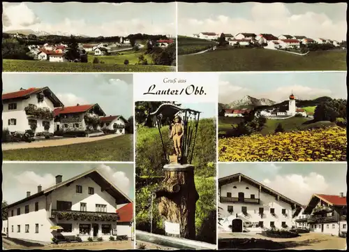 .Bayern Gruß aus Lauter Obb., Mehrbild-AK, Häuser-Ansichten 1970