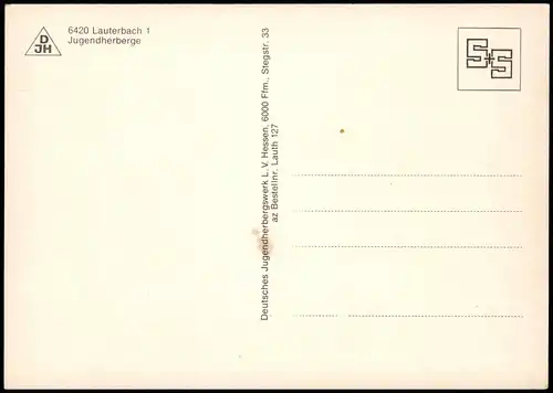 Lauterbach (Hessen) Mehrbildkarte mit der DJH Jugendherberge Lauterbach 1970