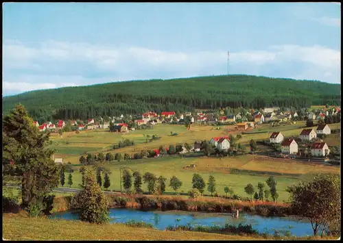 Ansichtskarte Bischofsgrün Panorama-Ansicht; Ort im Fichtelgebirge 1980
