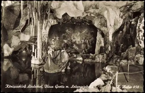Linderhof-Ettal Blaue Grotte Königsschloß Linderhof Royal Castle Linderhof 1960