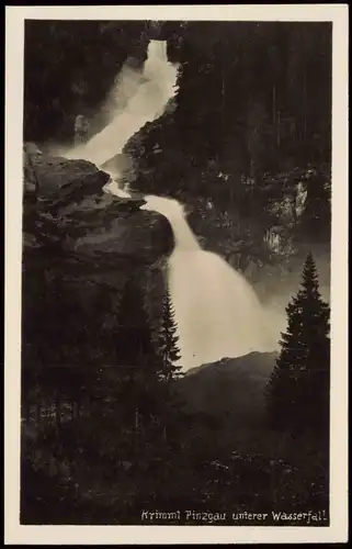 Krimml Krimmler Wasserfälle Krimml Pinzgau unterer Wasserfall 1928