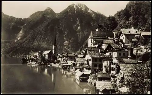 Ansichtskarte Hallstatt Panorama-Ansicht Hallstatt mit Hirlatz 1932