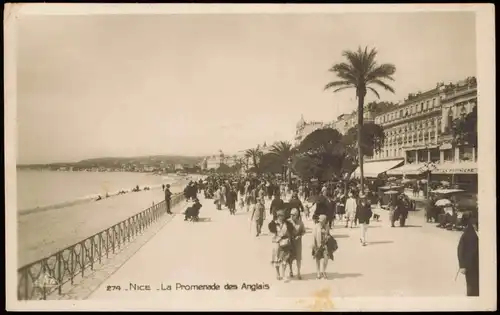 CPA Nizza Nice La Promenade des Anglais 1931