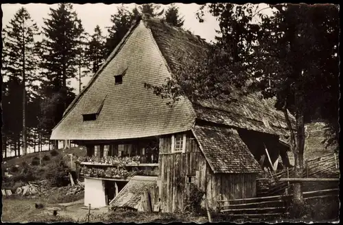 Ansichtskarte St. Märgen Umland-Ansicht mit der Rankmühle 1960