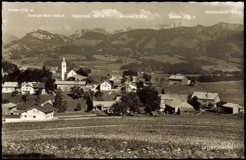 Ansichtskarte Ofterschwang Panorama-Ansicht 1969