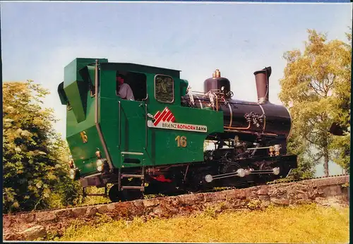Ansichtskarte  Verkehr & Eisenbahn Dampflokomotive BRIENZ ROTHORN BAHN 1990