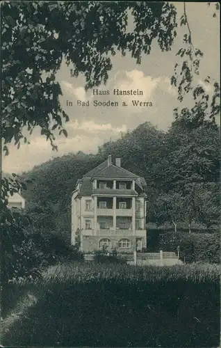 Bad Sooden-Bad Sooden-Allendorf Haus Hanstein in Bad Sooden a. Werra 1910