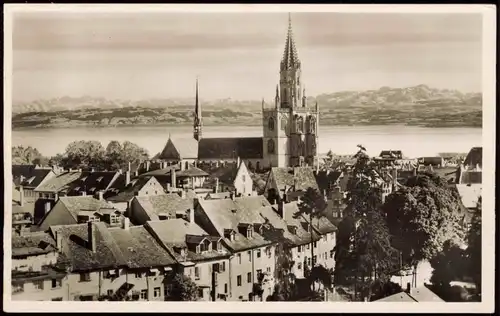 Ansichtskarte Konstanz Blick zum Säntis 1952