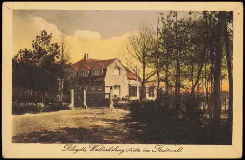 Ansichtskarte Rheydt-Mönchengladbach Walderholungsstätte im Stadtwald 1928