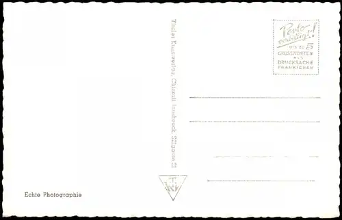 Ansichtskarte Lermoos Panorama-Ansicht mit Zugspitze 2966 m 1960