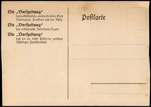 Ansichtskarte Hildburghausen Festumzug Vertreter der Kooperationen 1922