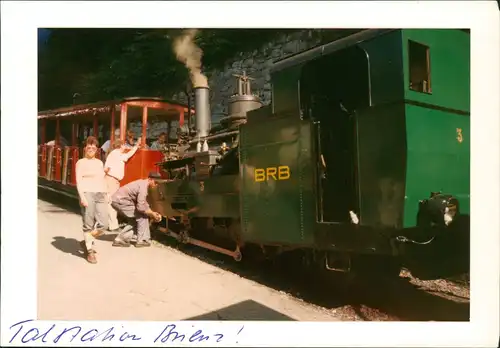 Verkehr & Eisenbahn Foto einer historischen Bahn "BRB" 1994 Privatfoto