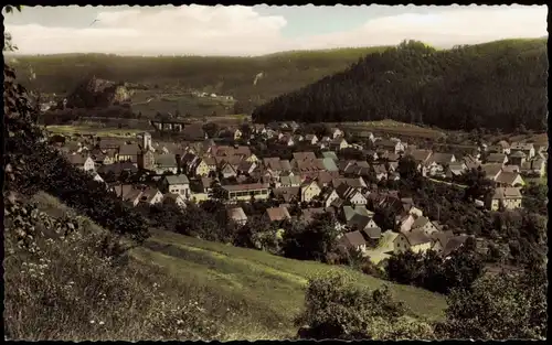 Ansichtskarte Gerhausen-Blaubeuren Panorama-Ansicht 1974