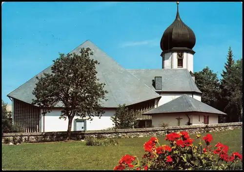 Ansichtskarte Hinterzarten Partie an der Kirche 1960