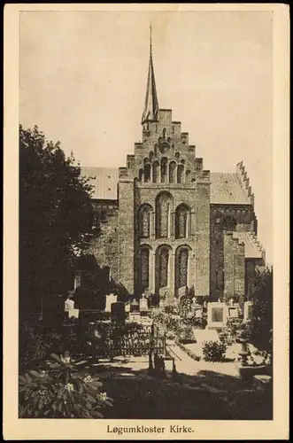 Postcard Løgumkloster Religion/Kirche Kloster Løgumkloster Kirke. 1938