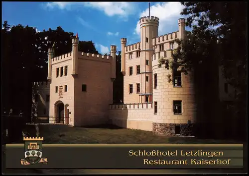 Letzlingen-Gardelegen Schloßhotel Letzlingen Restaurant Kaiserhof 1990