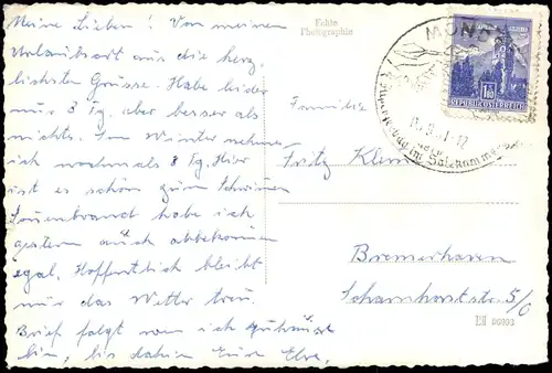 Ansichtskarte Mondsee MONDSEE im Salzkammergut 1961