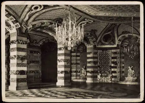 Brandenburger Vorstadt-Potsdam Neues Palais (Sanssouci) Muschelsaal 1930