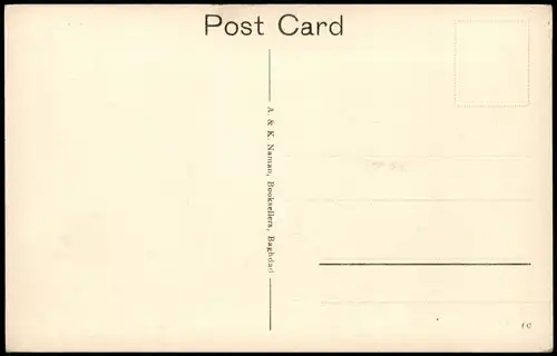 Postcard Irak Allgemein A daily routine Iraq Tiere Oase 1922