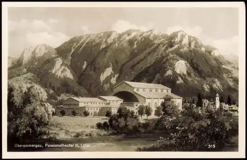 Ansichtskarte Oberammergau Passionstheater Passionsspielhaus 1940