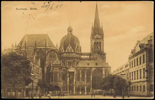 Ansichtskarte Aachen Aachener Dom 1908