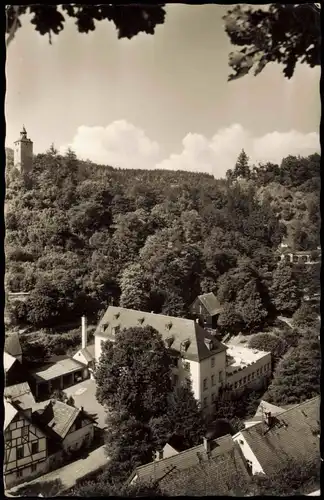 Ansichtskarte Bad Berneck im Fichtelgebirge Kurhotel zur Mühle 1957