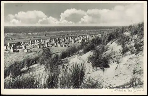 Ansichtskarte Juist Strandleben 1936