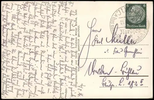 Ansichtskarte Juist Strandleben 1936