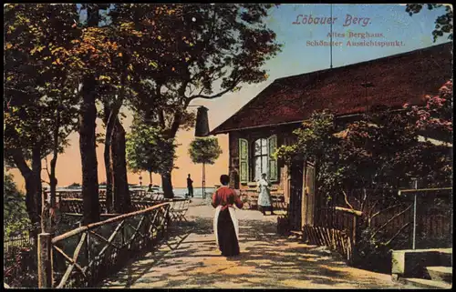 Ansichtskarte Löbau Löbauer Berg (Lubijska Hora) - Restaurant 1916