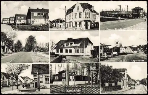 Osterholz-Scharmbeck Straßen, Aral Tankstelle, Borgward Werk 1964