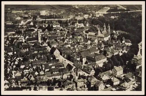 Ansichtskarte Bad Mergentheim Luftbild Fliegeraufnahme 1931
