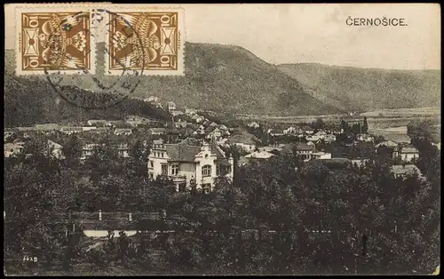 Tschernositz Cernositz Černošice Stadt, Villen b. Prag Praha 1925